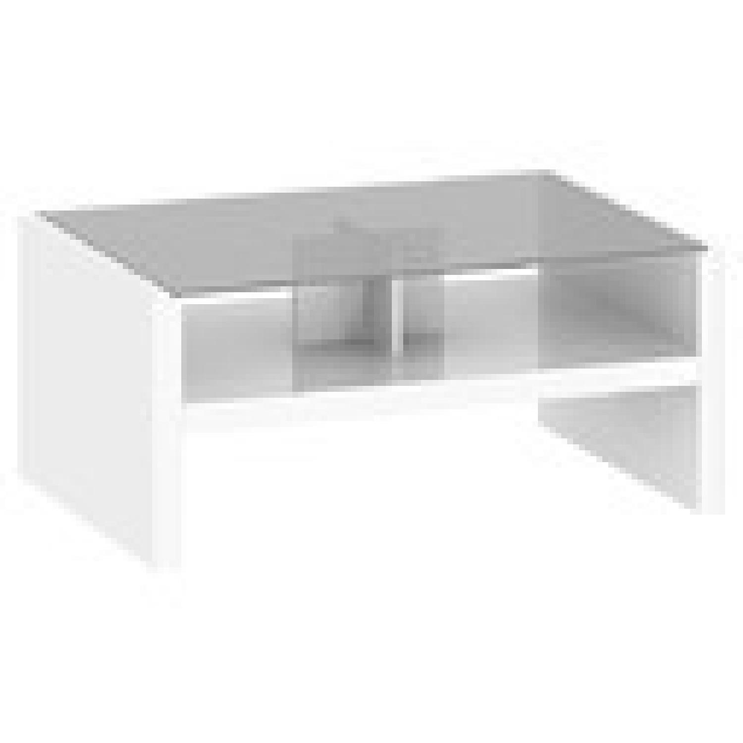 Modern White Coffee Table AptDeco