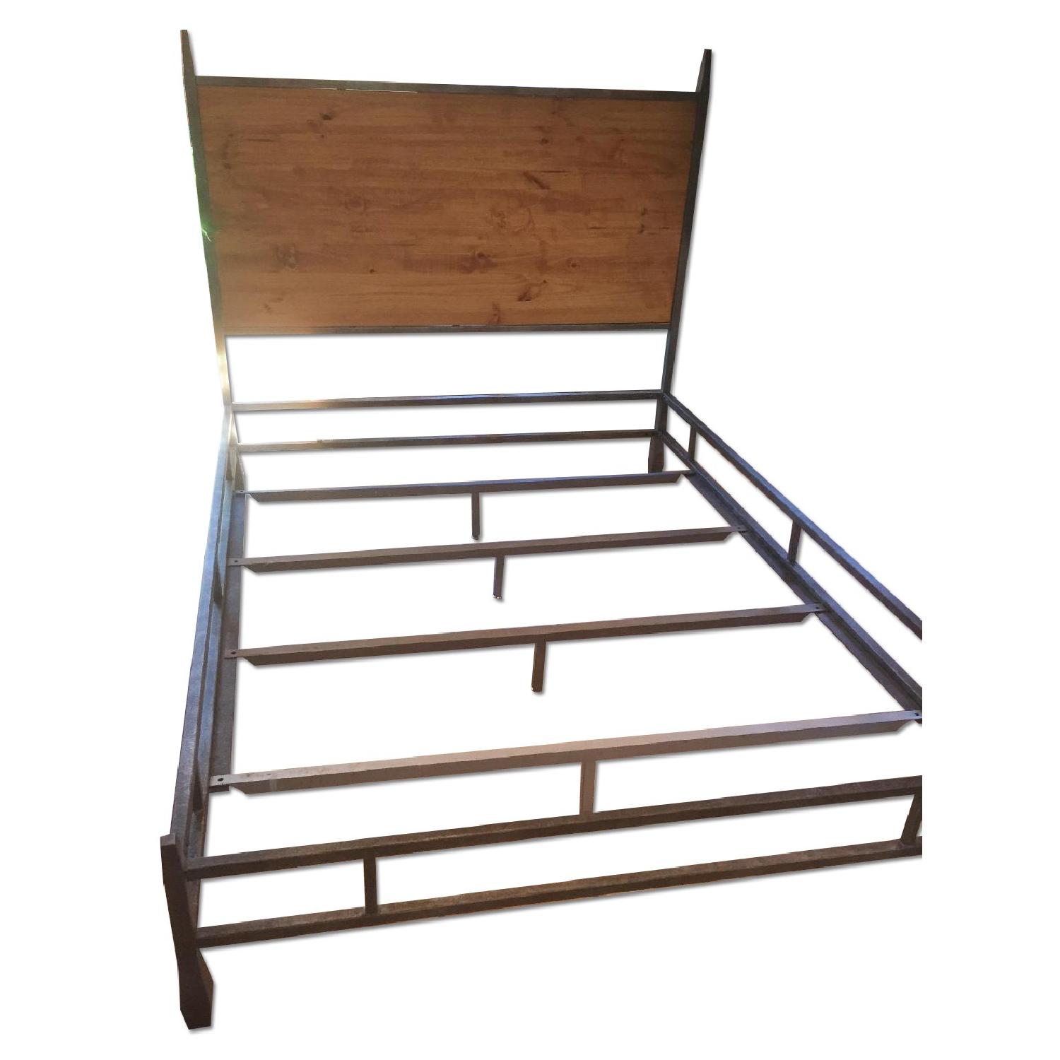 Queen Size Iron Bed Frame AptDeco
