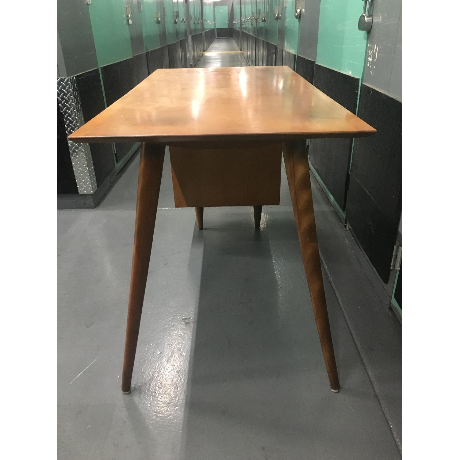 Paul McCobb Mid Century Solid Maple Planner Group Desk - image-2