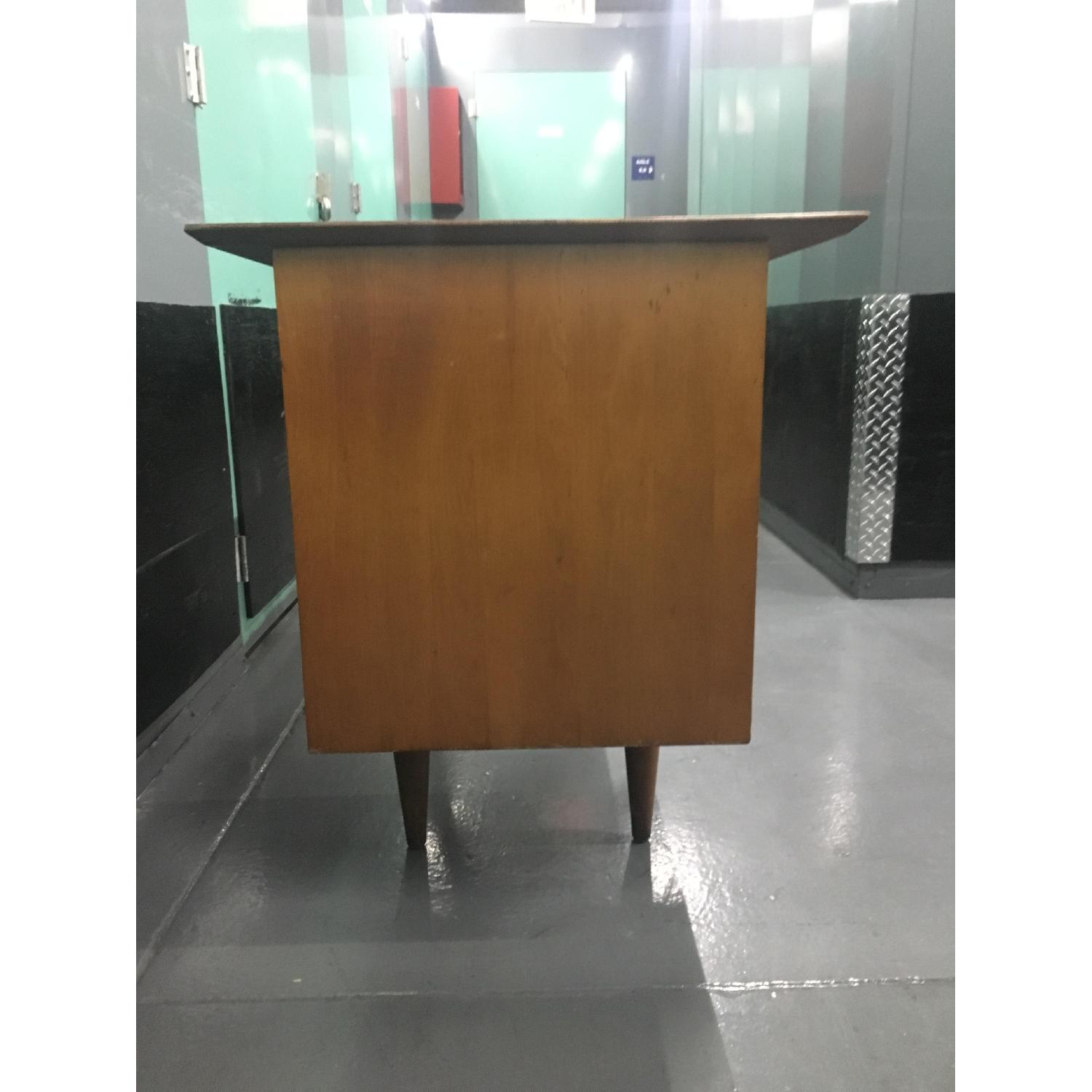 Paul McCobb Mid Century Solid Maple Planner Group Desk - image-3