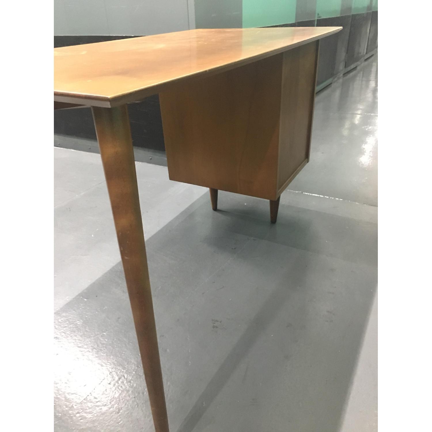 Paul McCobb Mid Century Solid Maple Planner Group Desk - image-4