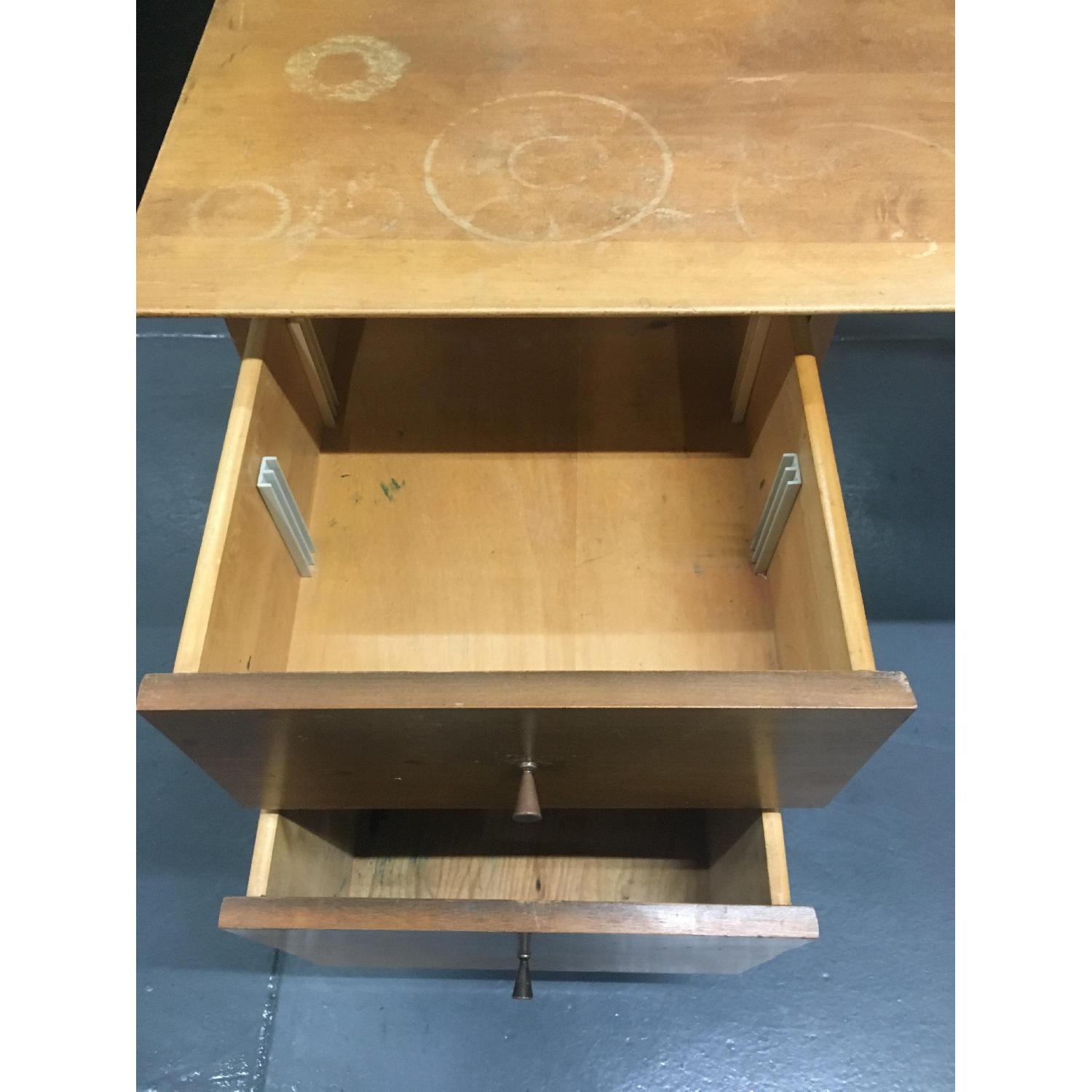 Paul McCobb Mid Century Solid Maple Planner Group Desk - image-10