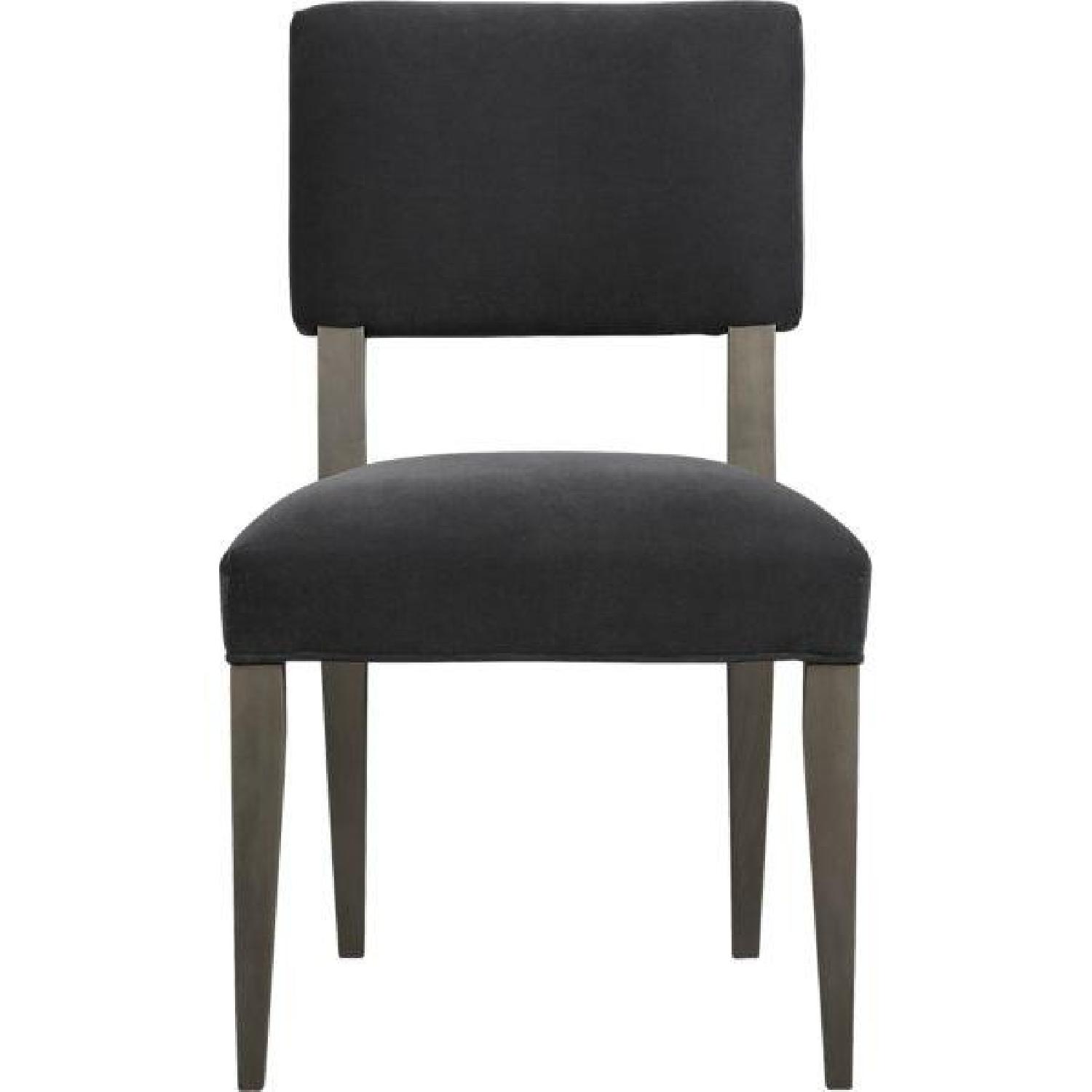 Crate & Barrel Dining Chairs in Grey AptDeco