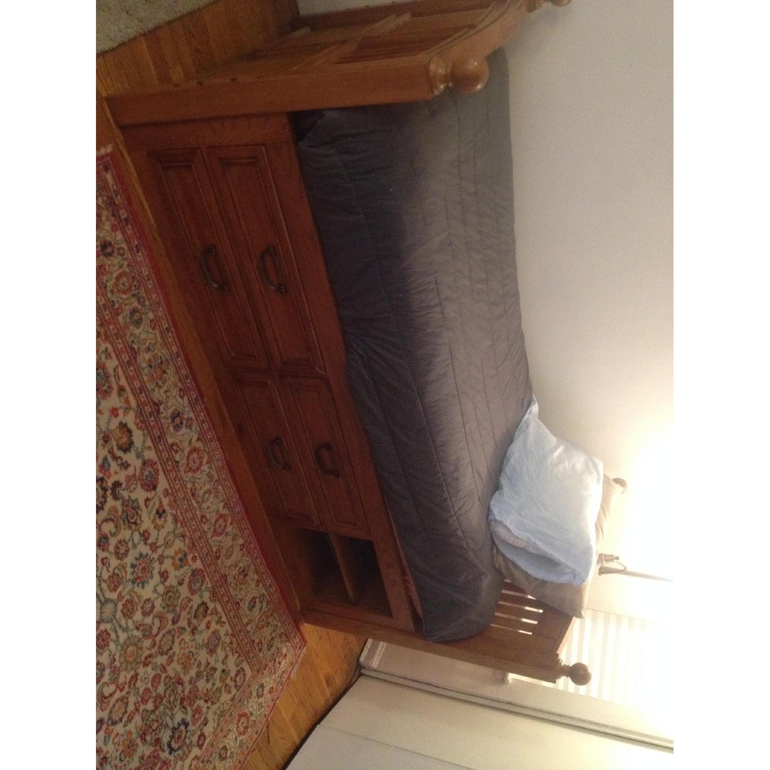 Twin Size Bed Frame w/ Storage Drawers - image-1