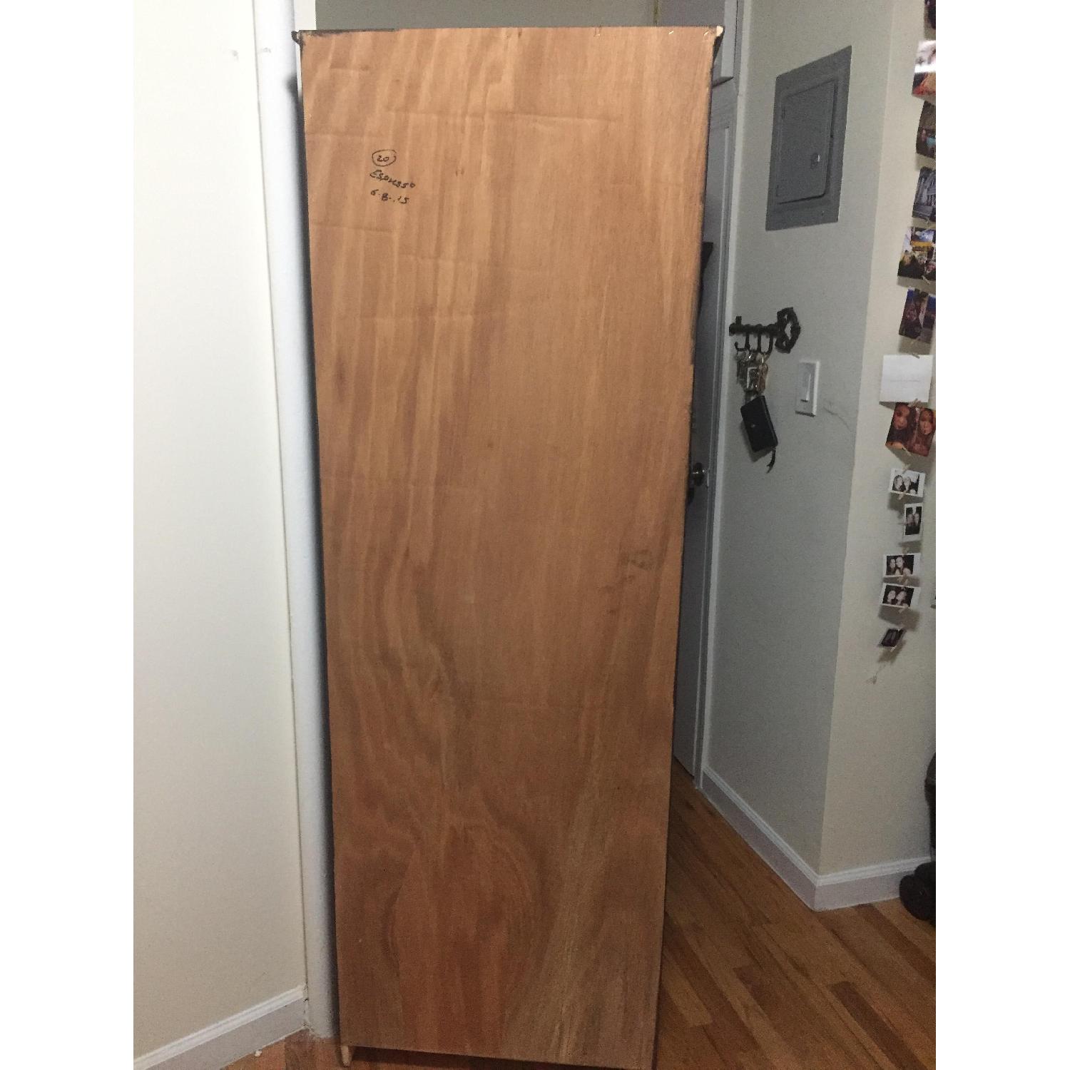 Custom-Built Espresso Wood Bookcase - image-4