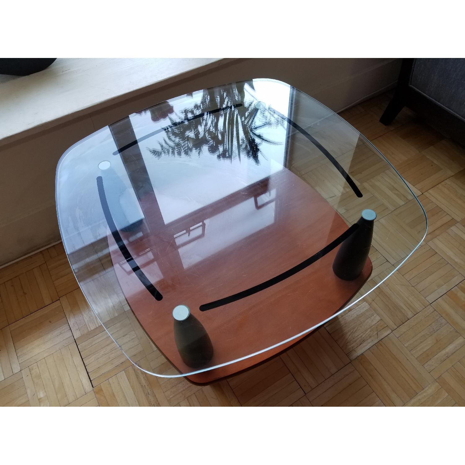 Modern Solid Wood & Glass Side/Coffee Tables - image-2