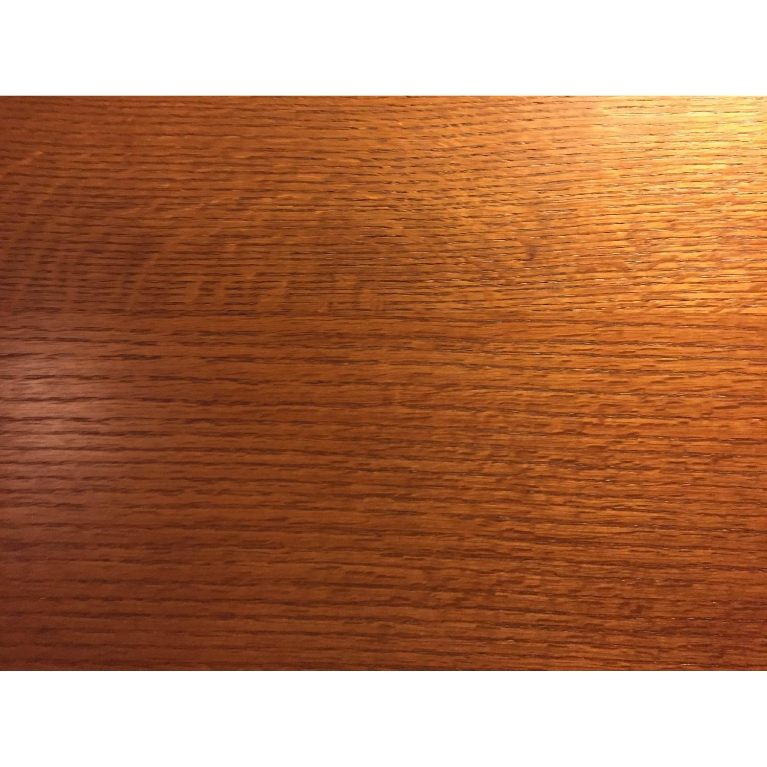 West Elm Simple Full Size Low Bed Frame w/ Cutout Headboard - image-2