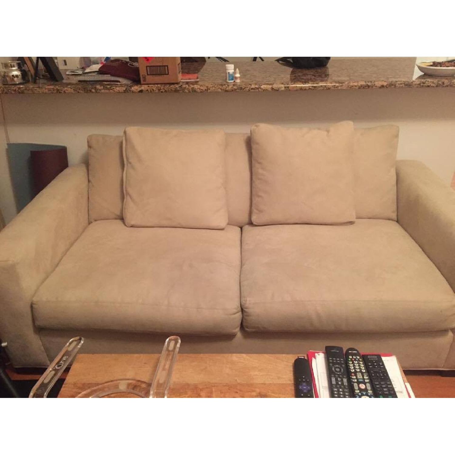 Room & Board Microsuede Couch - image-5