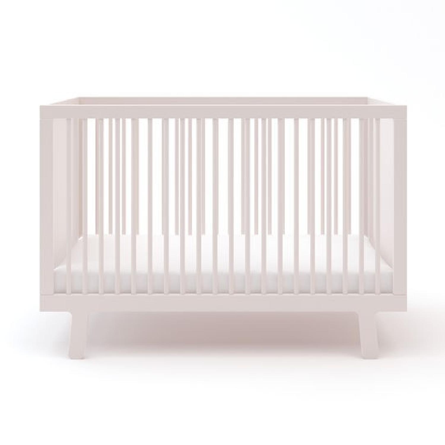 sparrow white crib