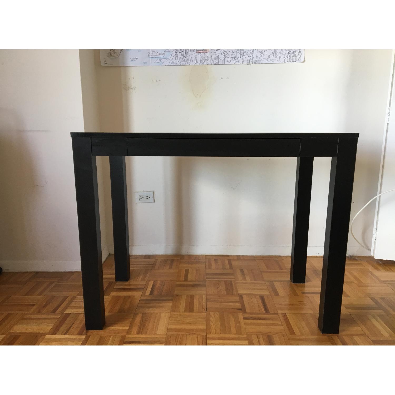 Altra Furniture Parsons Desk w/ Drawer in Black - image-1