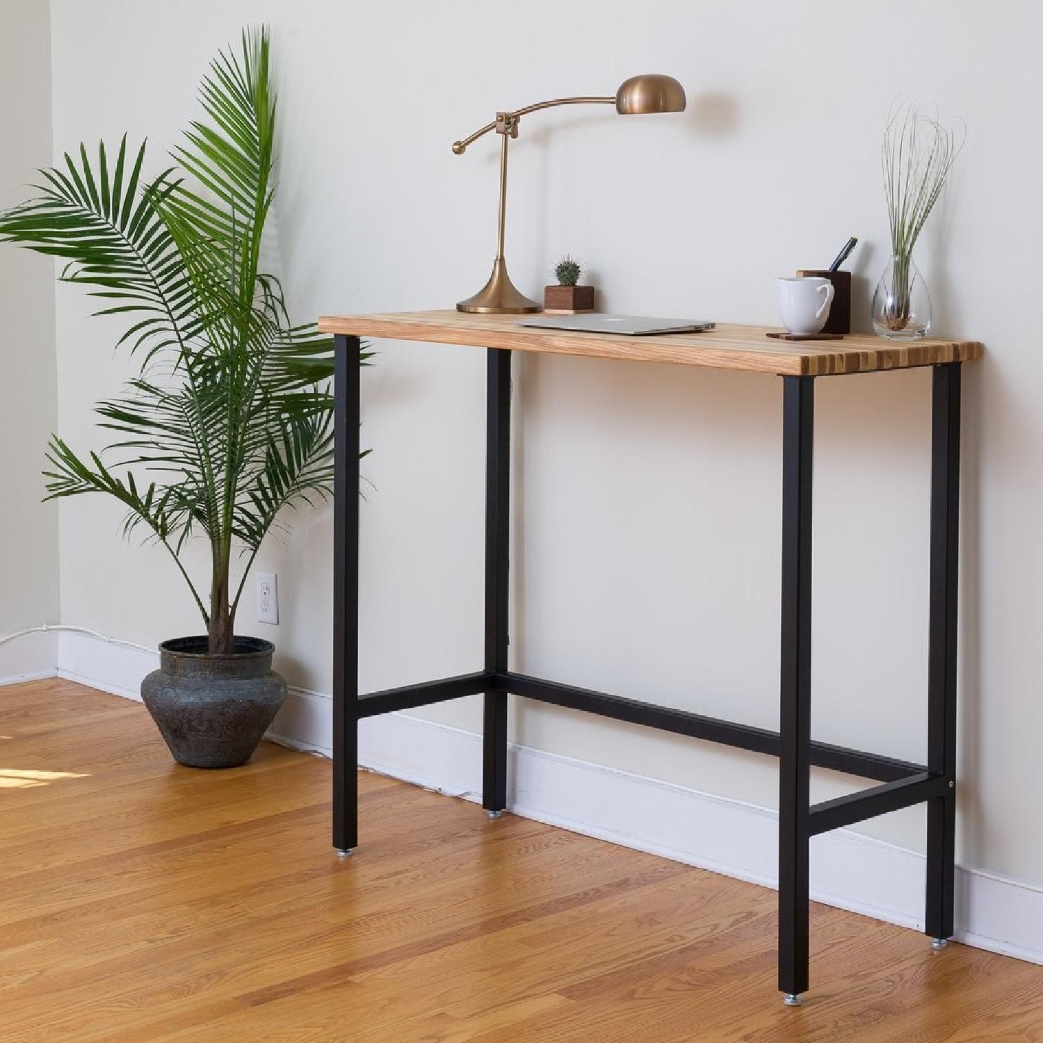 New Haven Custom Crafted Wood & Steel Standing Desk - image-2