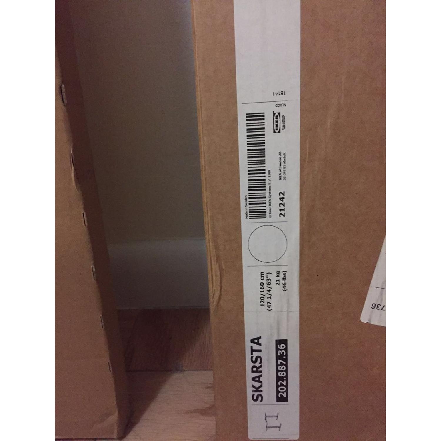 IKea Skarsta White Sit/Stand Desk - image-5