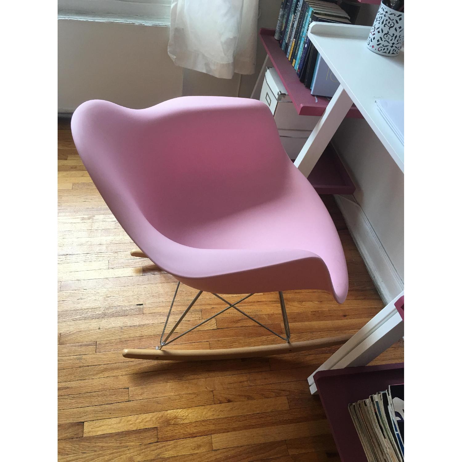 Pink Replica Eames Rocking Chair - image-2