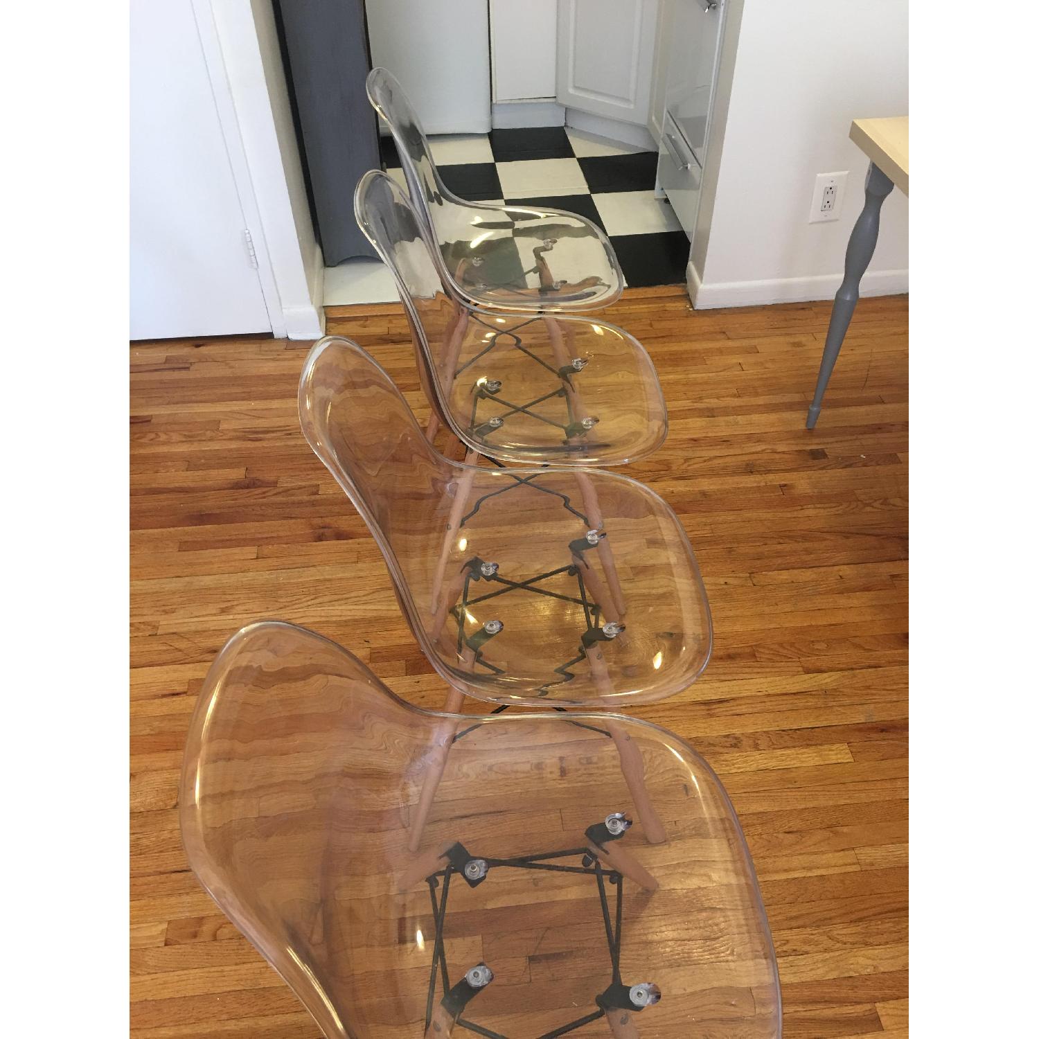 Transparent Replica Eames Eiffel Side Chairs - image-2