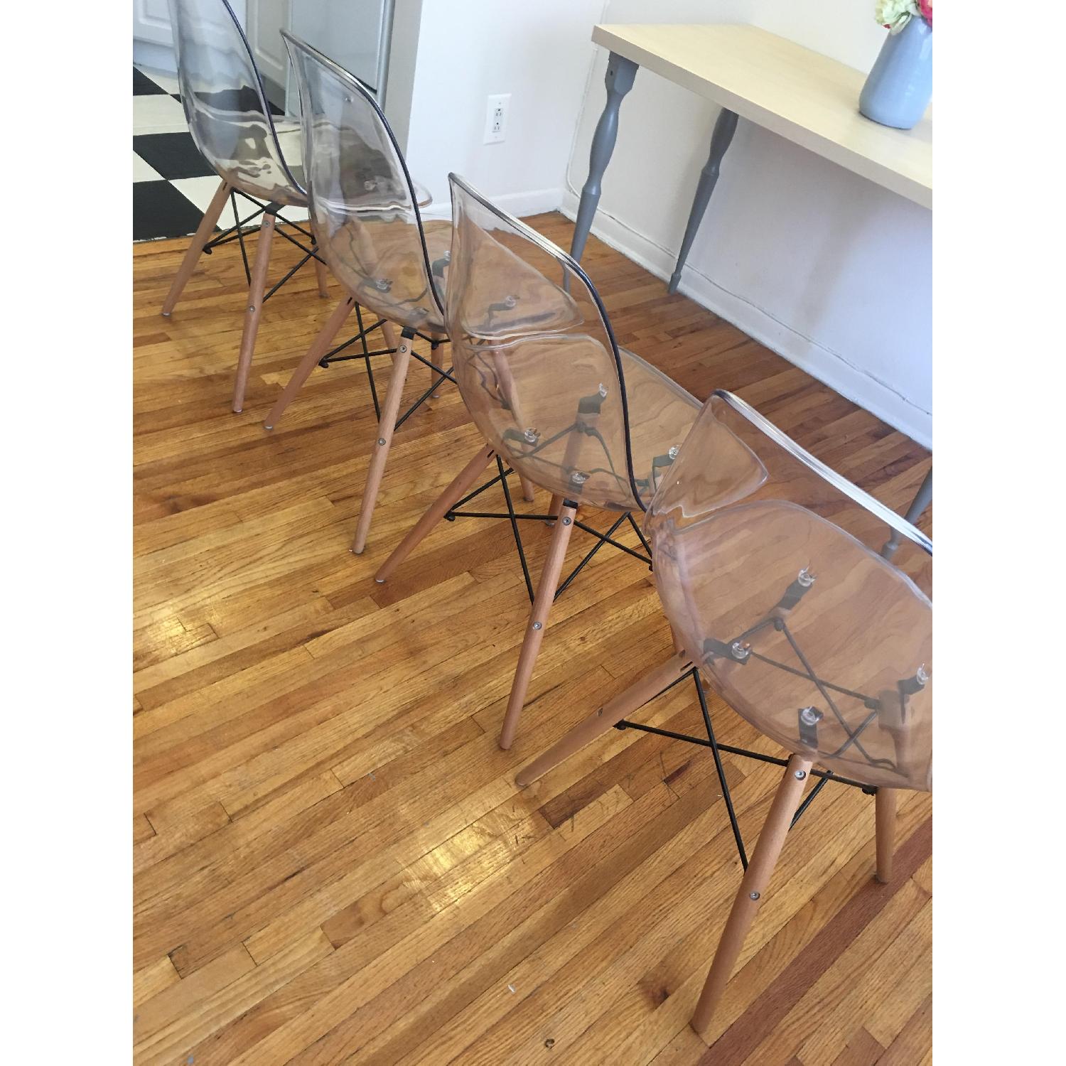 Transparent Replica Eames Eiffel Side Chairs - image-3