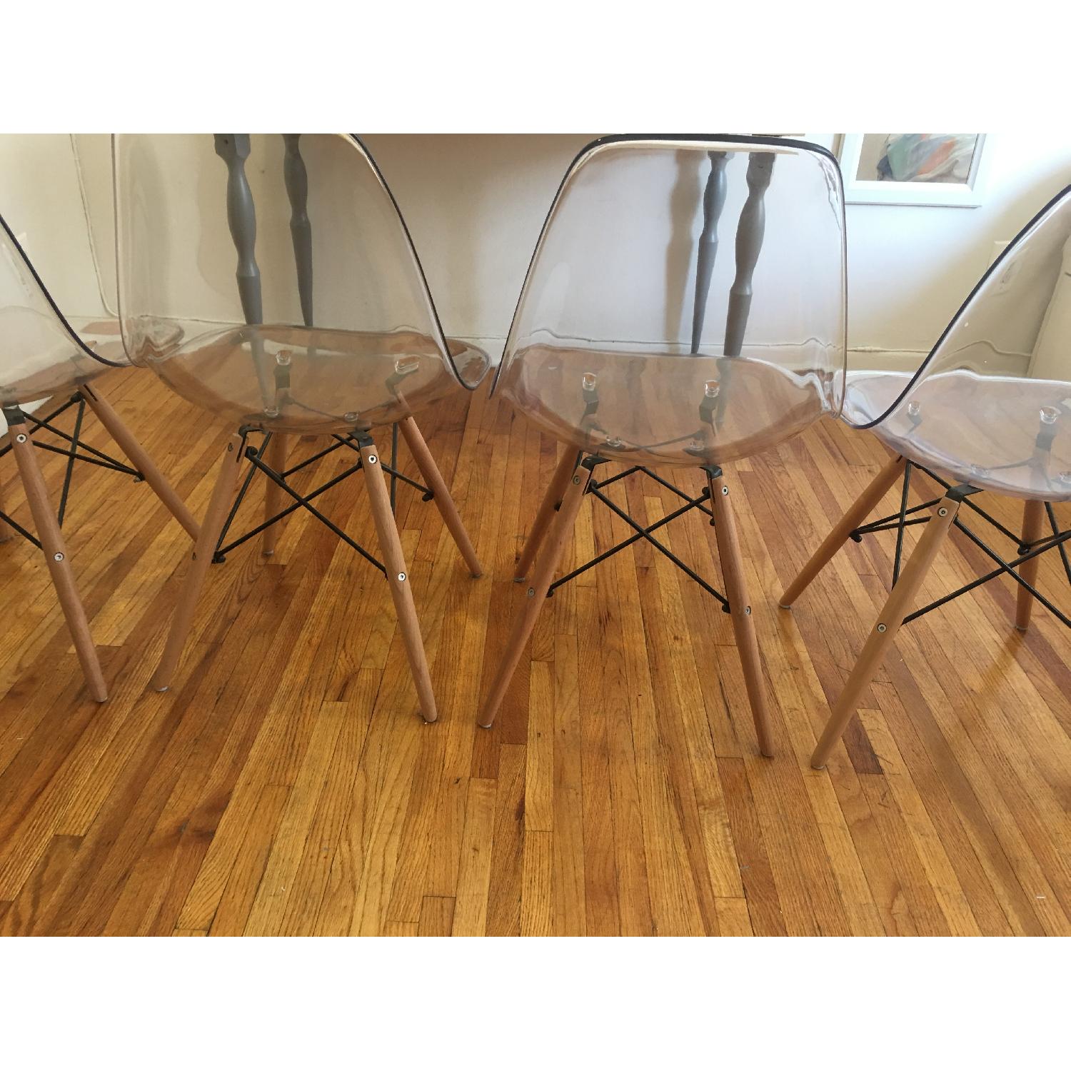 Transparent Replica Eames Eiffel Side Chairs - image-4