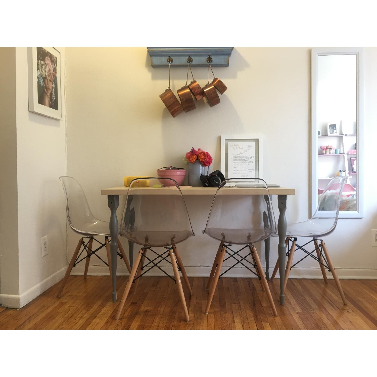 Transparent Replica Eames Eiffel Side Chairs - image-6