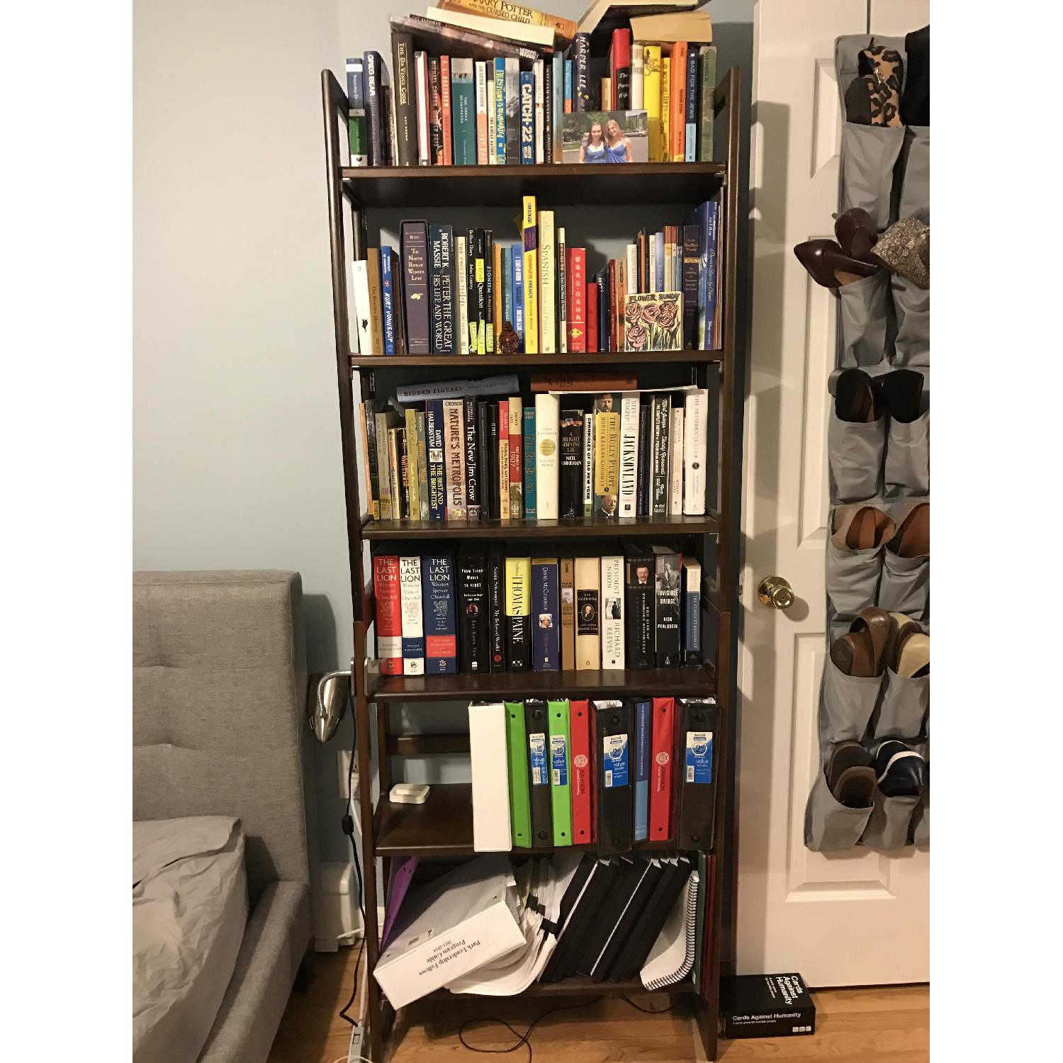 Container Store Brown Stackable Bookshelf - image-1