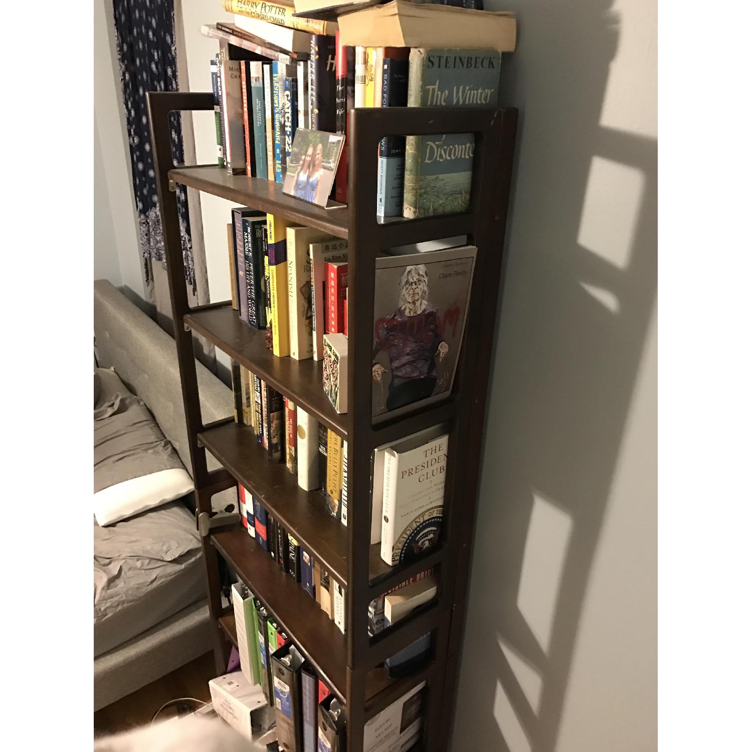 Container Store Brown Stackable Bookshelf - image-2