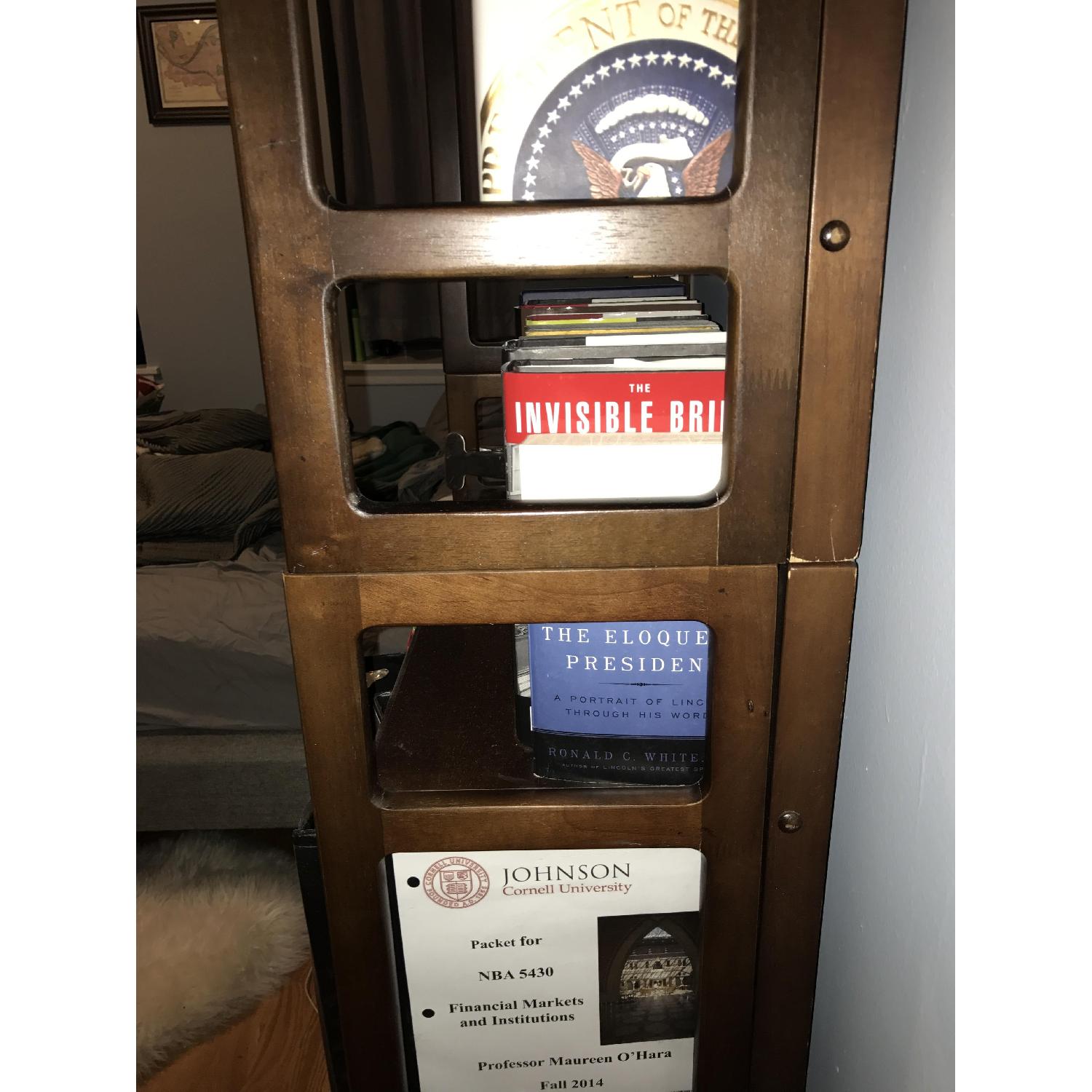 Container Store Brown Stackable Bookshelf - image-3