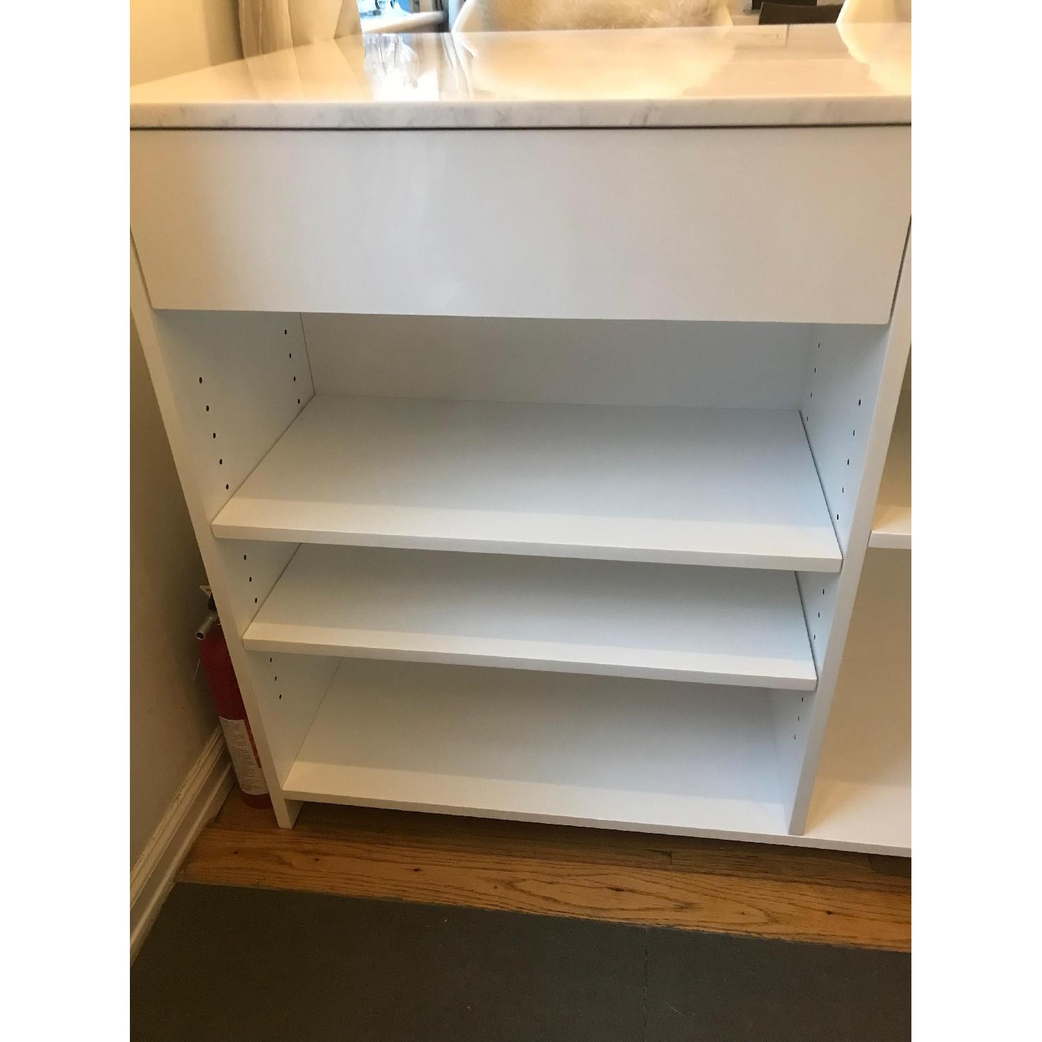 CB2 Marble Top Island - image-7