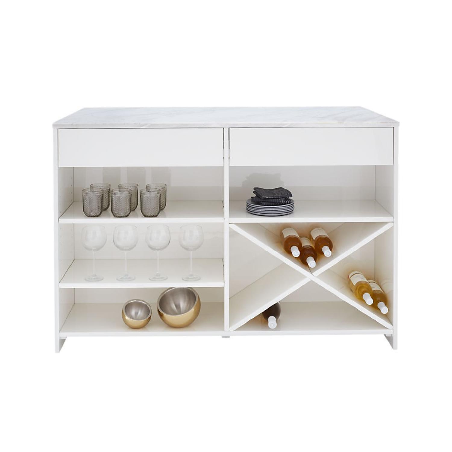 CB2 Marble Top Island - image-9