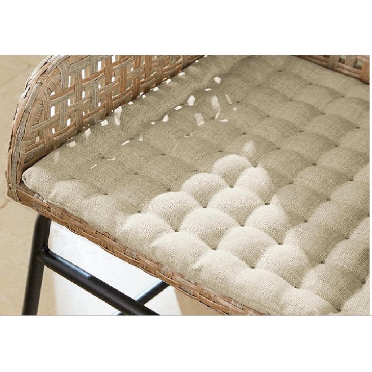 Ballard Design Wicker Counter Stools - image-3