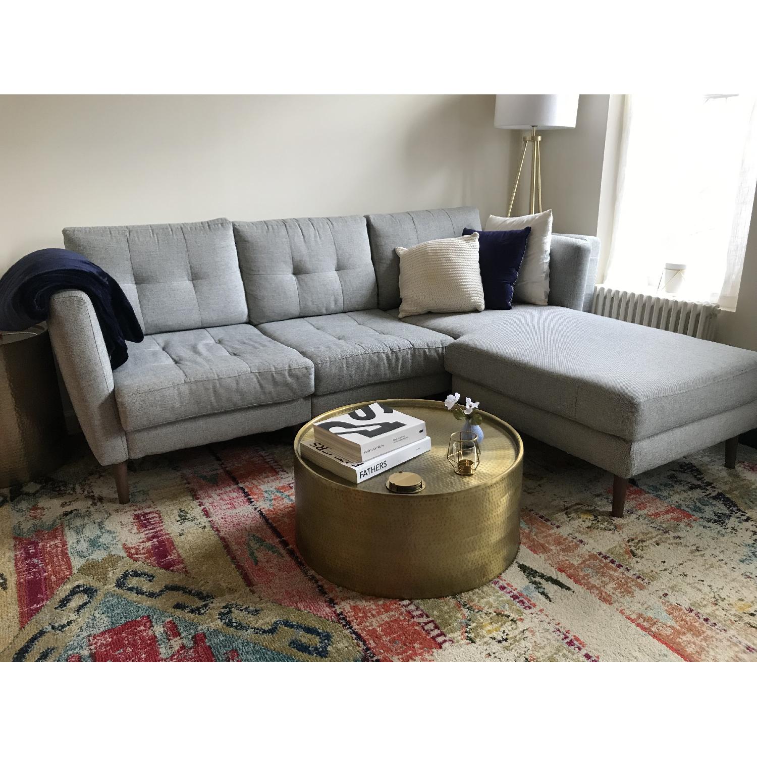 Burrow 3-Piece Chaise Sectional Sofa - image-1