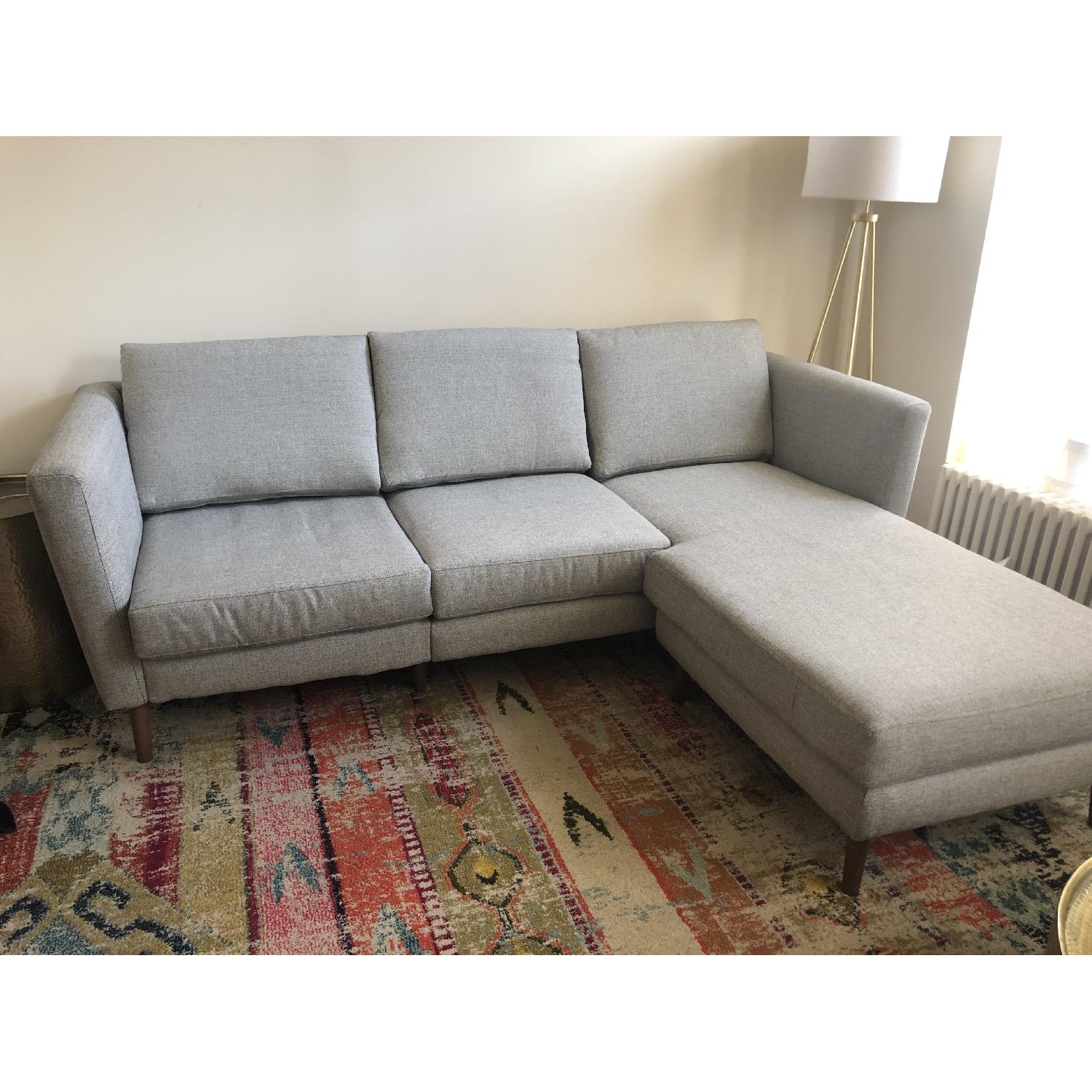 Burrow 3-Piece Chaise Sectional Sofa - image-5