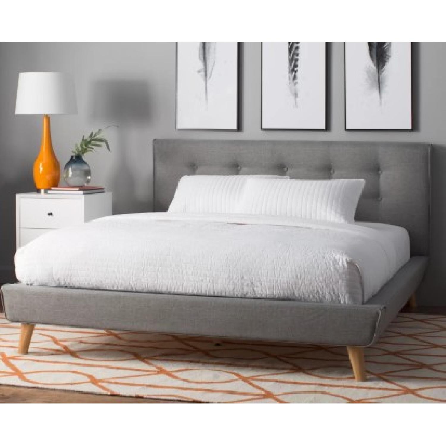 Langley Street Mid Century Modern Platform Bed - image-3
