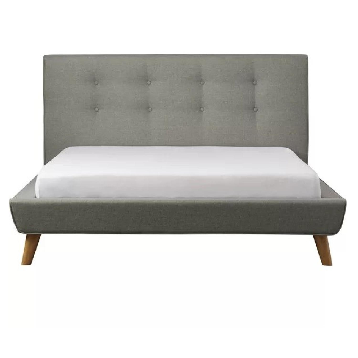 Langley Street Mid Century Modern Platform Bed - image-0