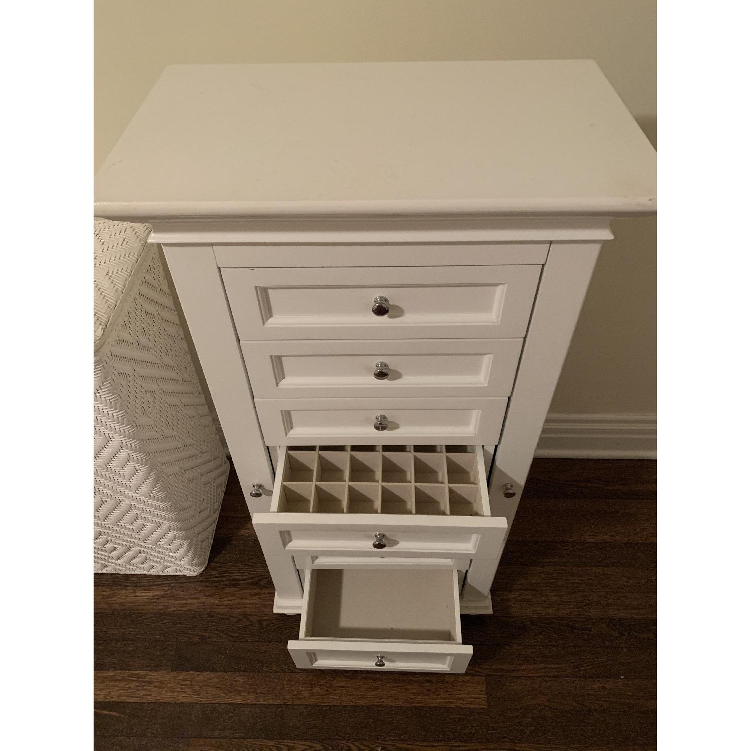 Hampton Bay White Jewelry Armoire - image-5