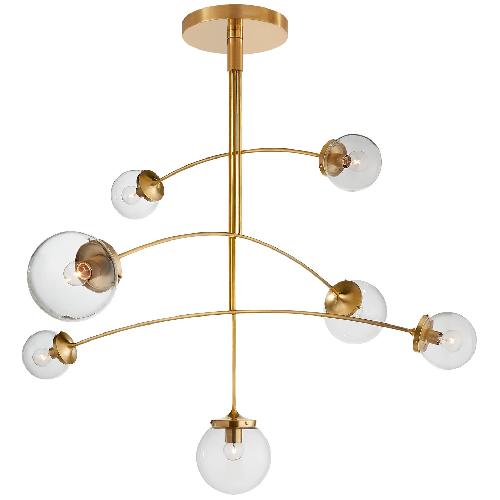 Kate Spade Prescott Large Mobile Chandelier in Soft Brass