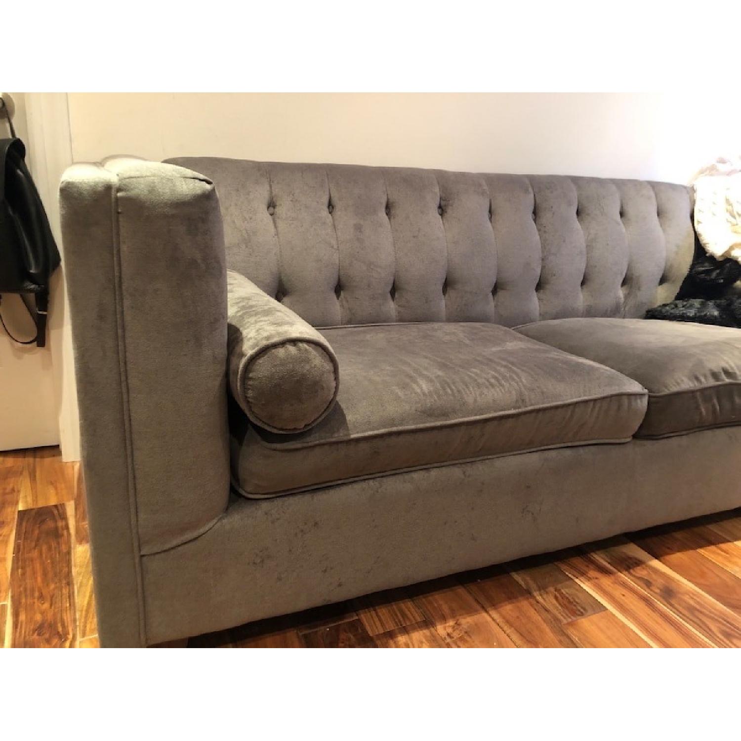 Wildon Home Alexa Charcoal Velvet Sofa - image-1