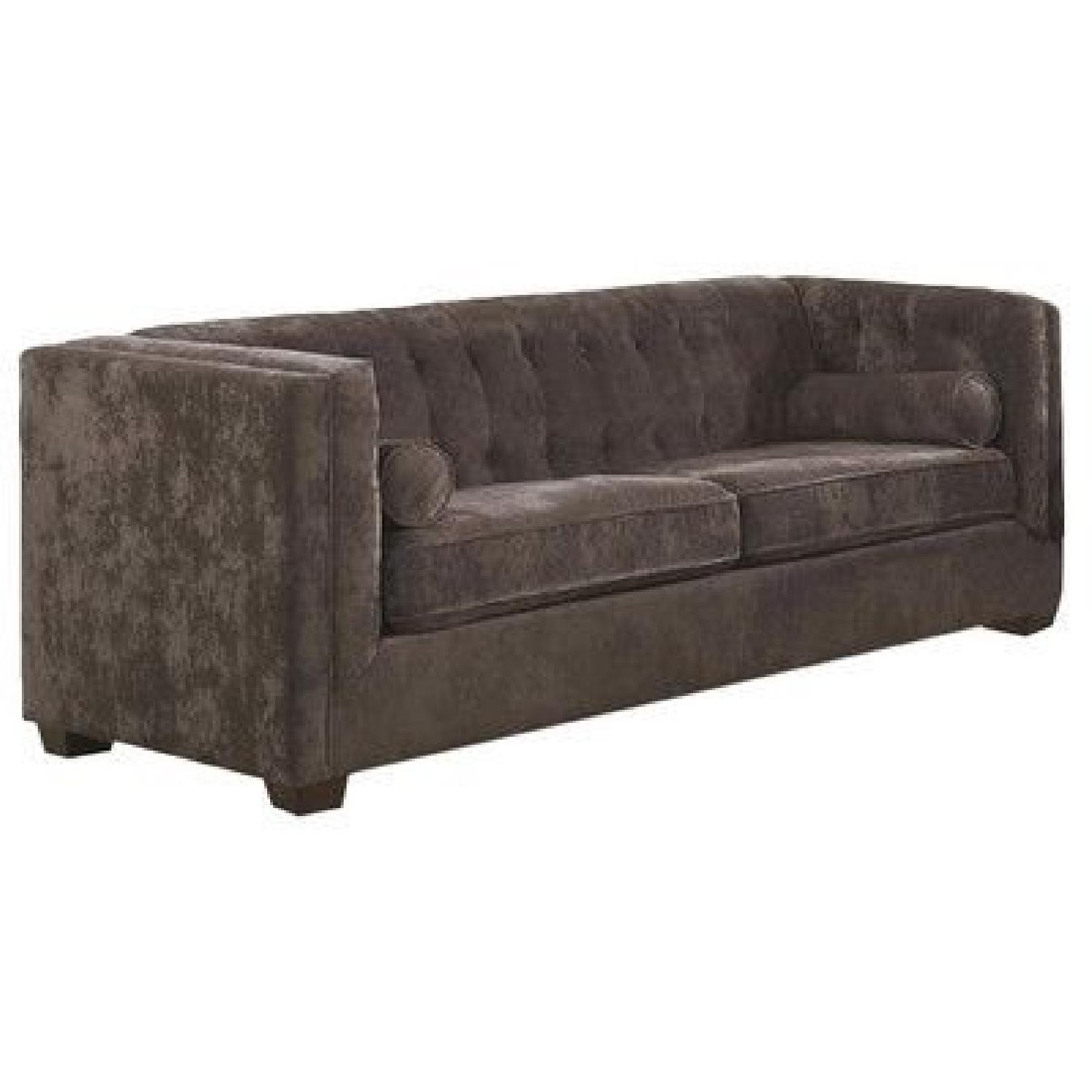Wildon Home Alexa Charcoal Velvet Sofa - image-0
