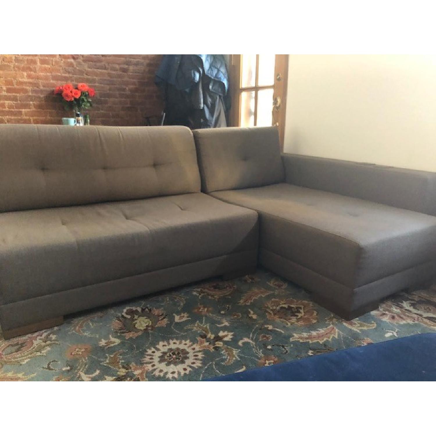 The Smart Sofa Light Brown 2-Piece Sectional Sofa - image-2