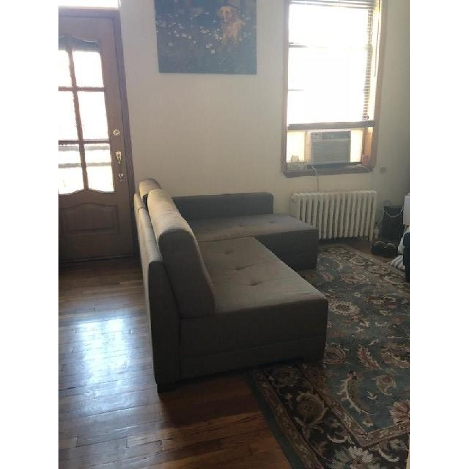 The Smart Sofa Light Brown 2-Piece Sectional Sofa - image-3