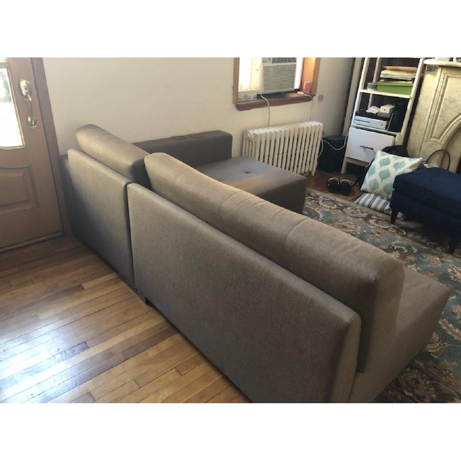 The Smart Sofa Light Brown 2-Piece Sectional Sofa - image-5