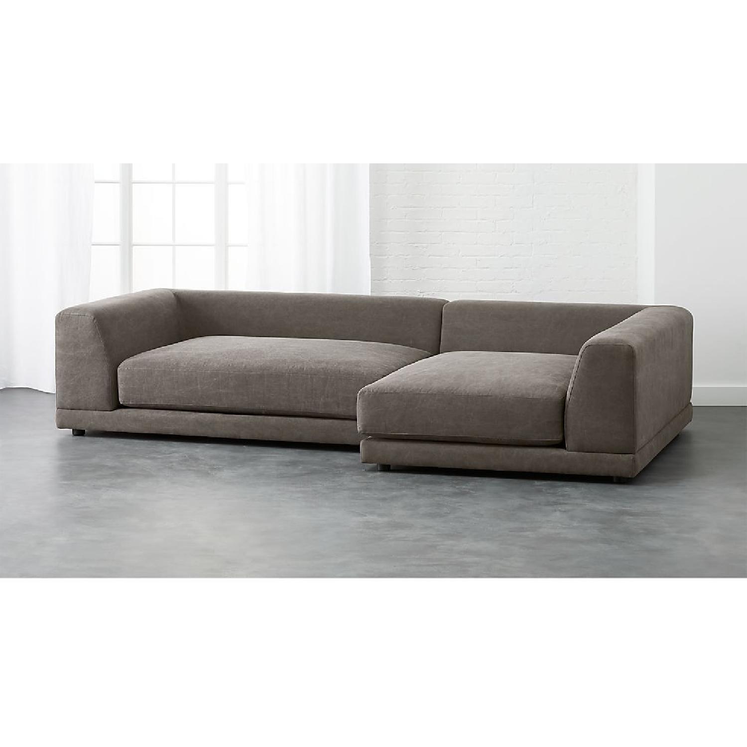 CB2 Uno 2-Piece Sectional Sofa - image-1