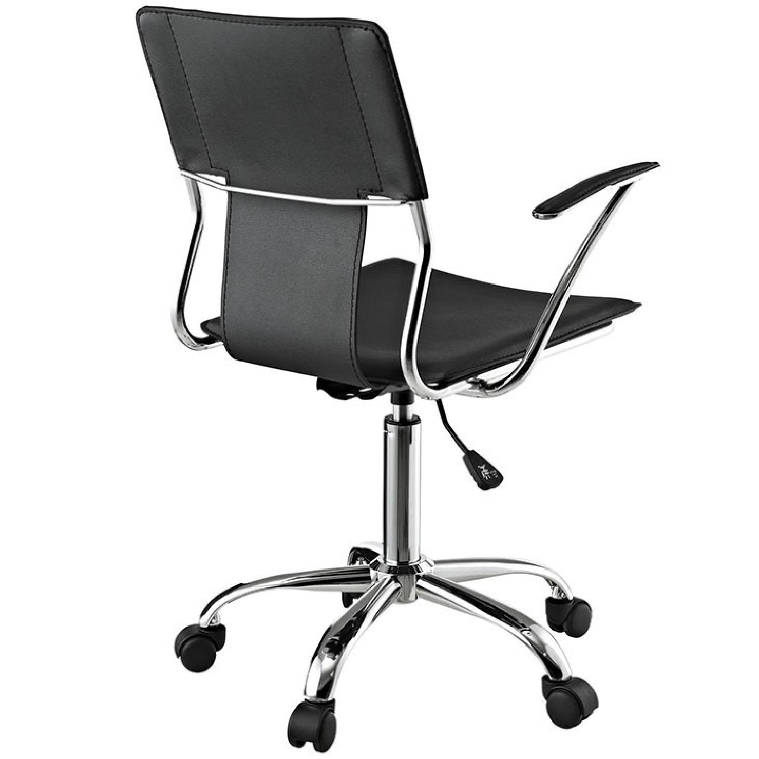 Manhattan Home Design Padded Office Chair in Black - image-2