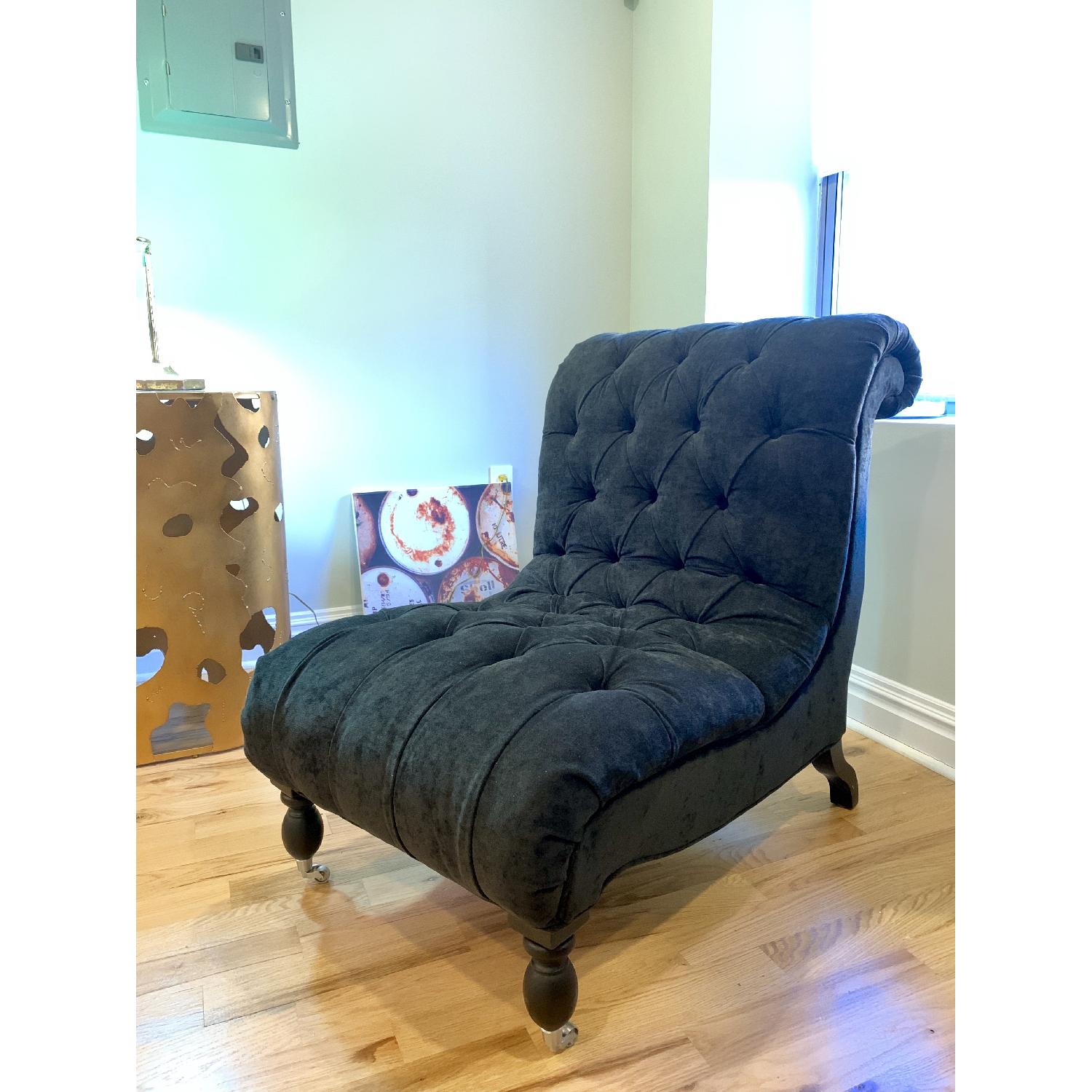 Mitchell Gold + Bob Williams Tufted Upholstery Slipper Chair - image-1