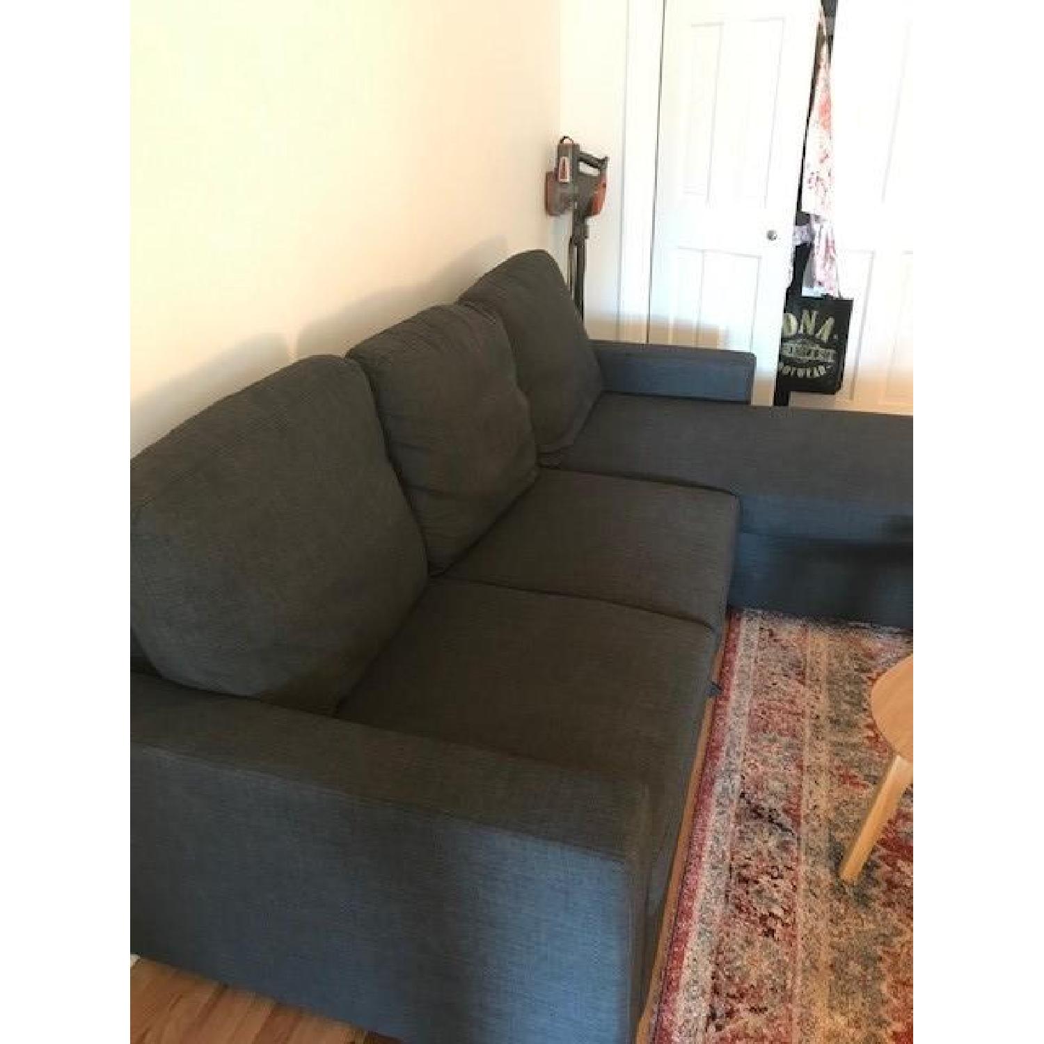 Abbyson Newport Upholstered Storage Sectional Sofa - image-3