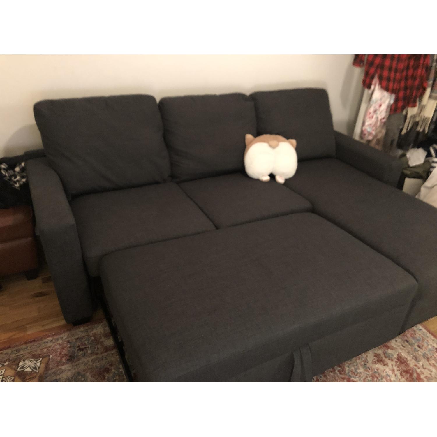 Abbyson Newport Upholstered Storage Sectional Sofa - image-5