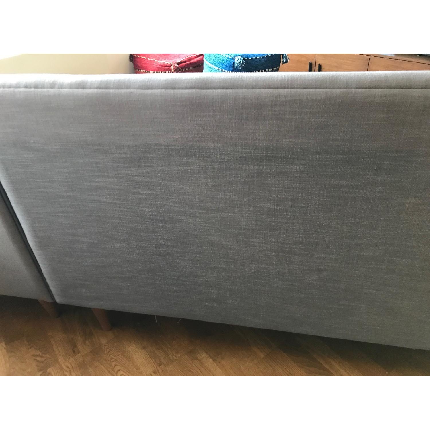 West Elm Crosby Mid-Century 2-Piece Chaise Sectional Sofa - image-5