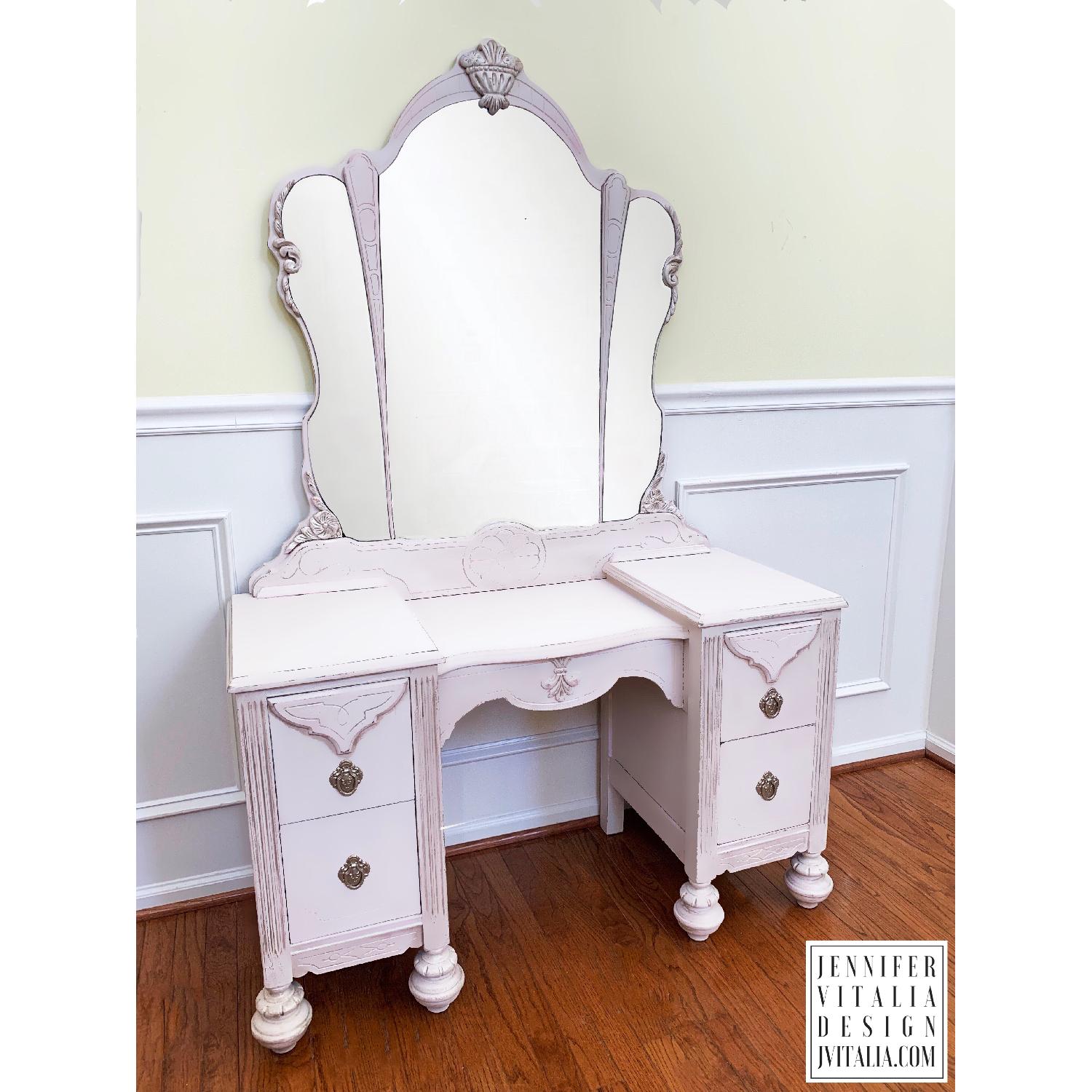 Baby Pink Teenager Makeup Vanity - image-2