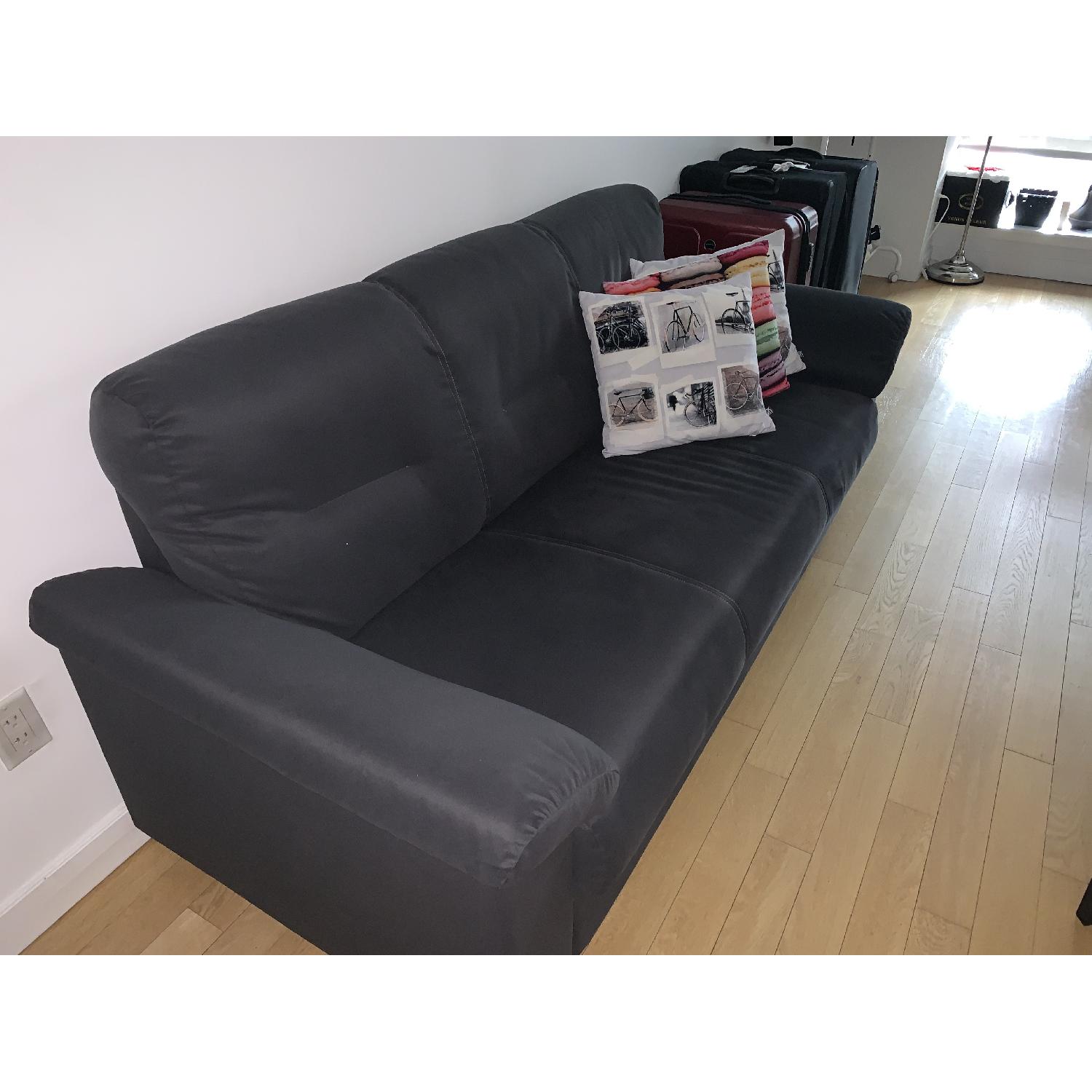 Ikea Dark Gray Sofa - image-2