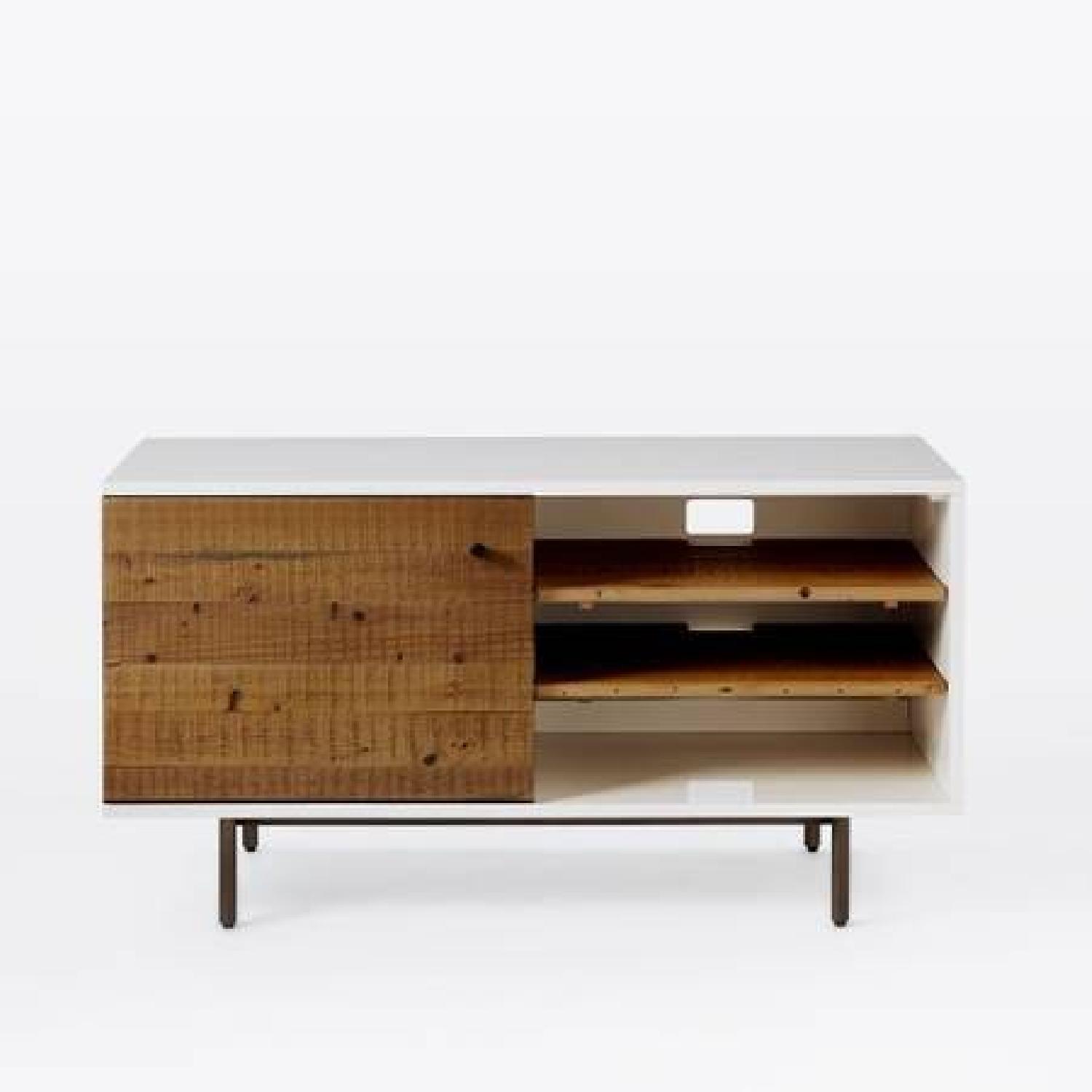 West Elm Reclaimed Wood + Lacquer Media Console - image-3