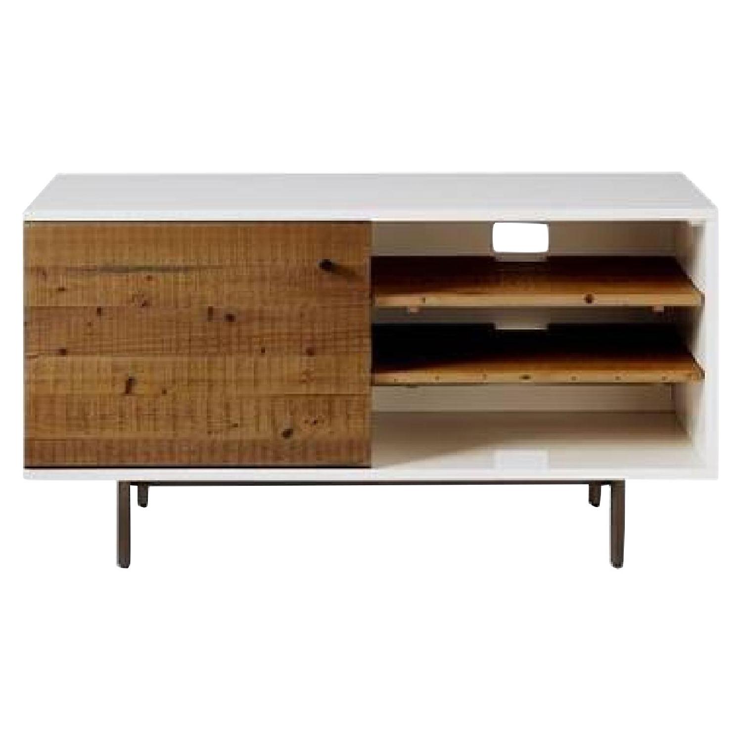 West Elm Reclaimed Wood + Lacquer Media Console - image-0