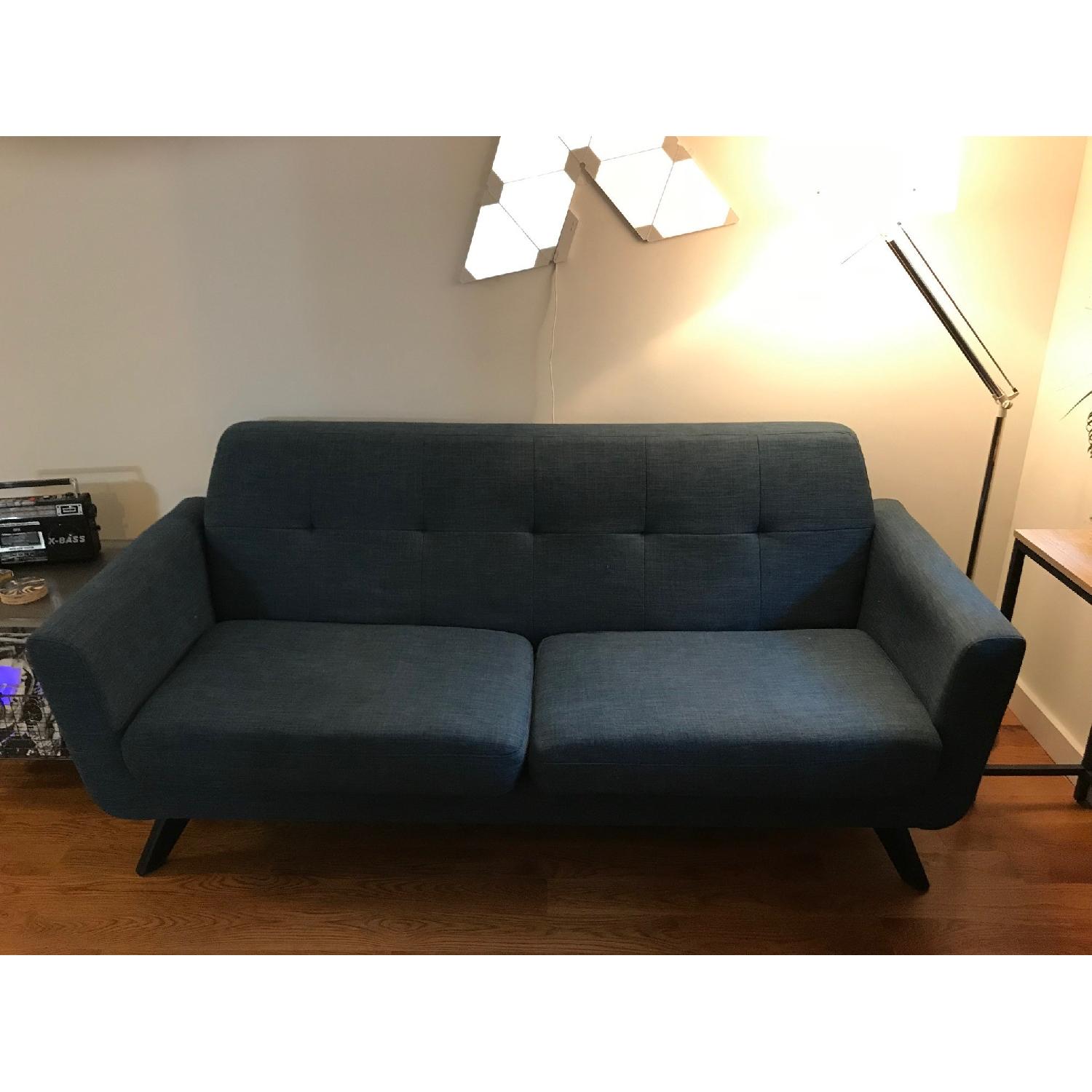 Langley Street Johnston Blue Loveseat - image-1