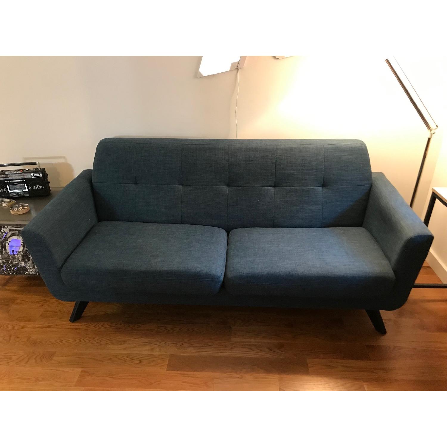 Langley Street Johnston Blue Loveseat - image-3